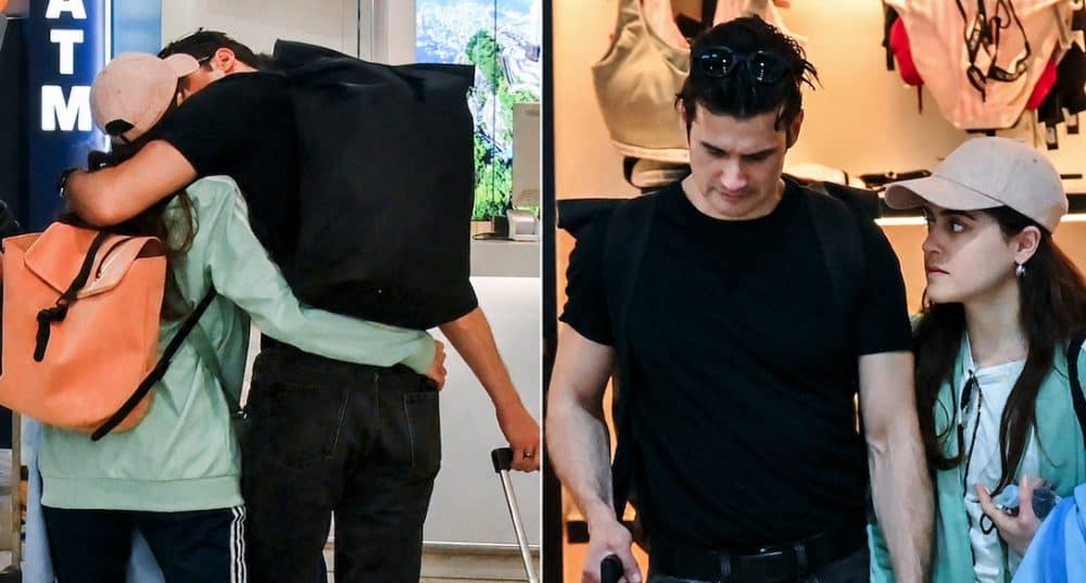Λιώνουν από έρωτα Ροϊλός- Ψαρουδάκη: Τρυφερά φιλιά και αγκαλιές στο αεροδρόμιο (Φωτογραφίες)