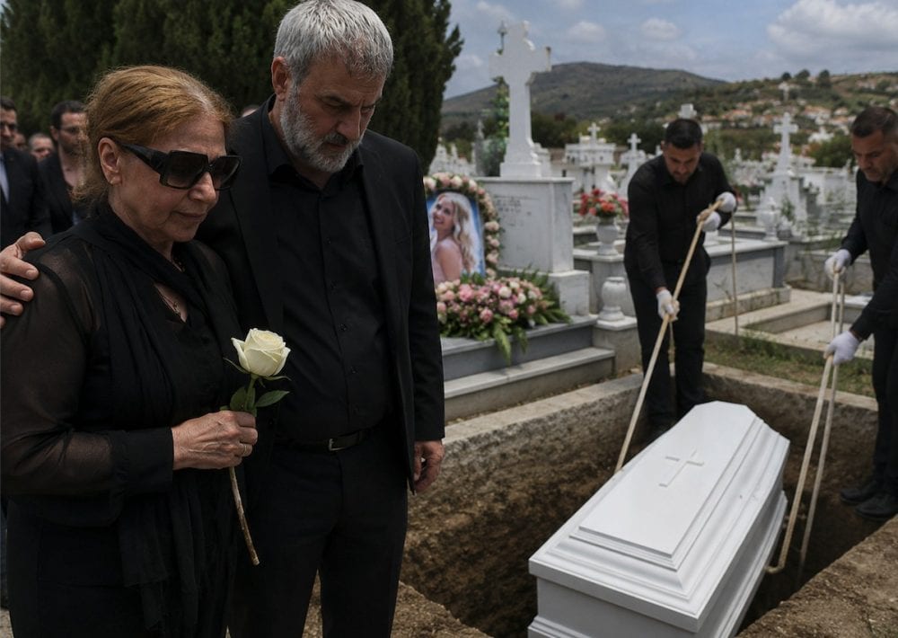 Θρήνος στο Μεσολόγγι: Η στιγμή που άνοιξαν το φέρετρο της Μαστροκώστα- Λύγισε ο Δέλλας, «Που πας αστέρι μου;» σπάραζε η μάνα της