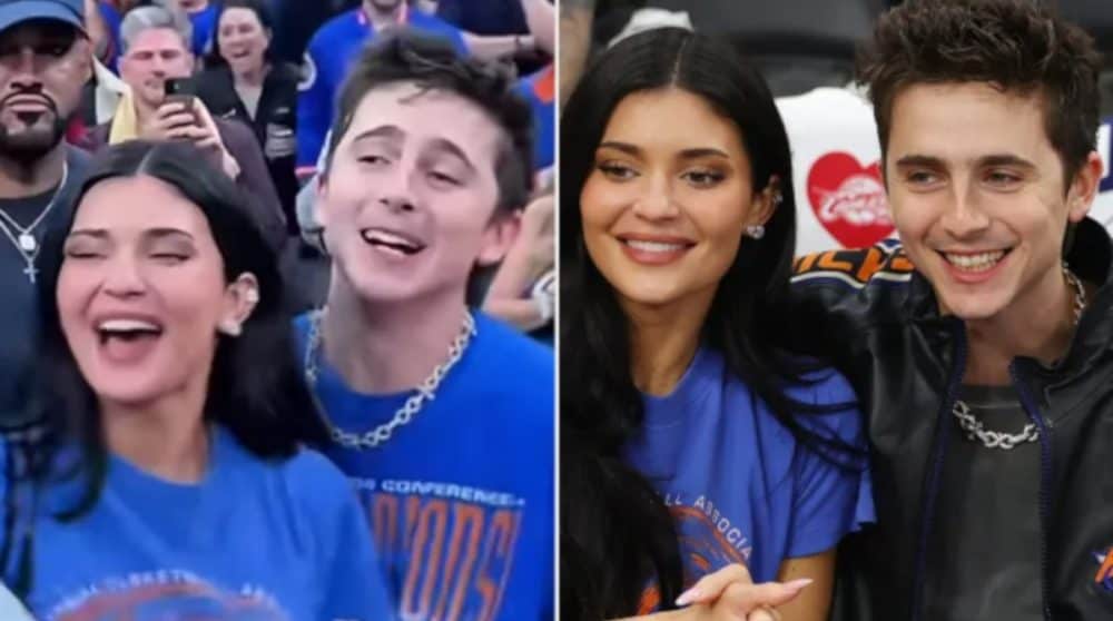 Η Καίλι Τζένερ και ο Timothée Chalamet «τρέλαναν» το NBA – Οι ξέφρενοι πανηγυρισμοί τους για τους Knicks έγιναν viral
