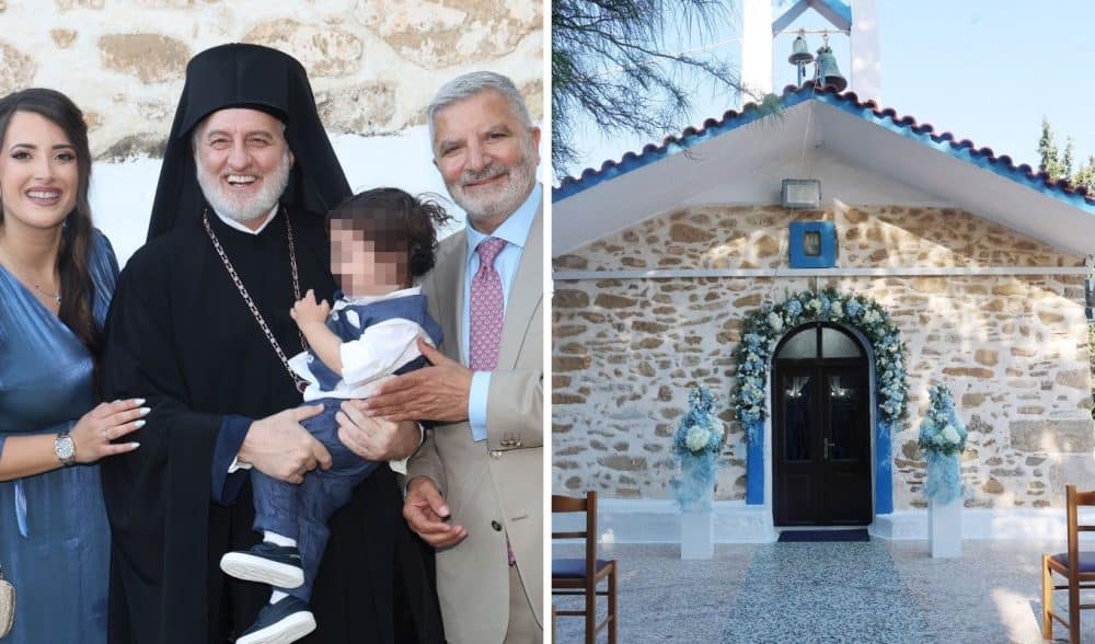 Γιώργος Πατούλης & Νάνσυ Κοιλού: Λαμπερή βάφτιση στο Λαγονήσι για τον μικρό Νικόλαο (Φωτογραφίες)
