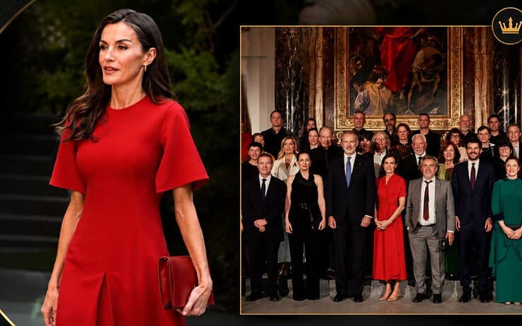 Η βασίλισσα Λετίθια επαναφέρει το θρυλικό κόκκινο  σε μία από τις πιο εντυπωσιακές εμφανίσεις της (video)