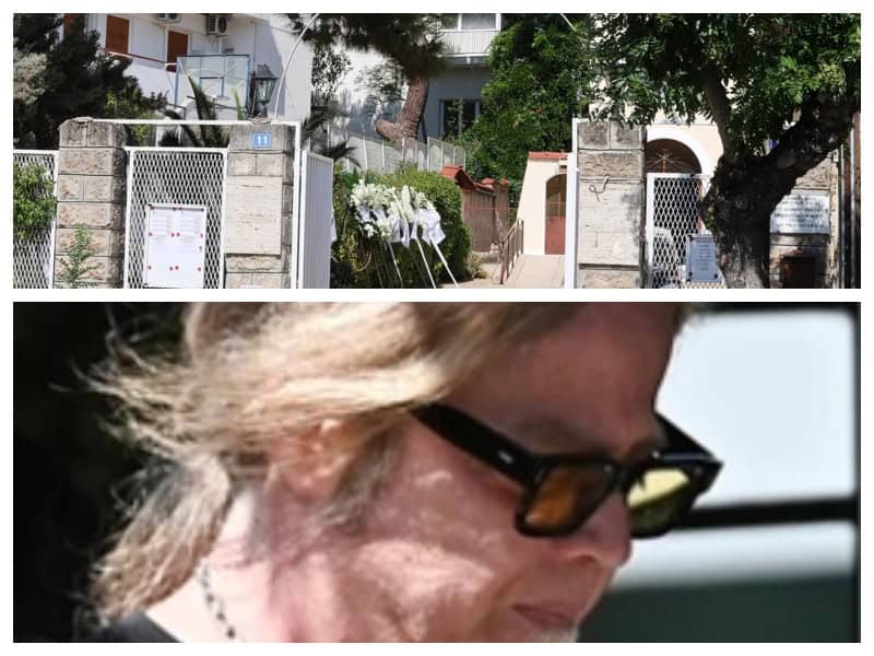 Συγγενείς και φίλοι αποχαιρετούν τον Λορέντζο Καριέρε: Απαρηγόρητος ο «αδερφός» του Γιώργος Ελεύθερας