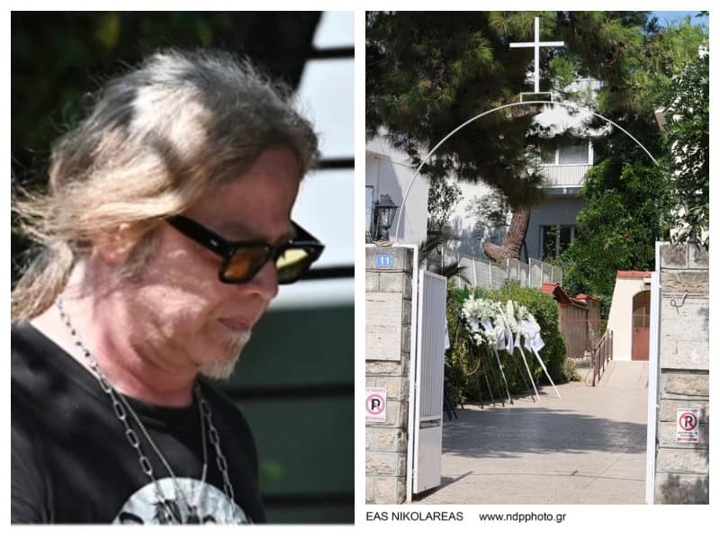 Συγγενείς και φίλοι αποχαιρετούν τον Λορέντζο Καριέρε: Απαρηγόρητος ο «αδερφός» του Γιώργος Ελεύθερας