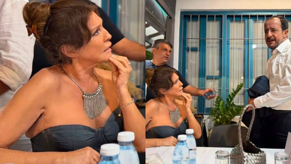 Βάνα Μπάρμπα: Συναντήθηκε με τον Νίκο Χριστοδουλίδη στη λαμπερή βραδιά των «Μπλε Ωρών»