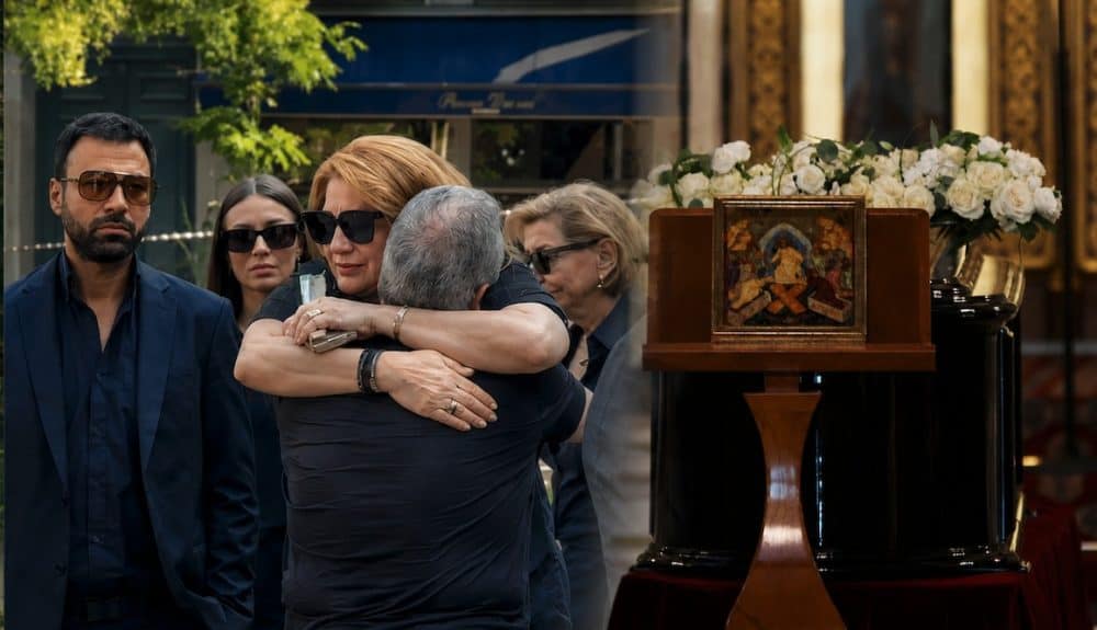 Κηδεία Μάρως Κοντού: Ξέσπασε σε λυγμούς η Γκερέκου έξω από τη Μητρόπολη-Ράκος ο Γεωργίου