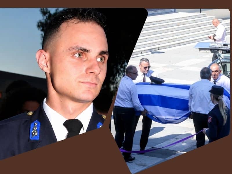 Κλαίει όλο το Αγρίνιο: Με τιμές ήρωα το τελευταίο αντίο του 27χρονου πυροσβέτη που έχασε τη ζωή του στο Γύθειο (Φωτογραφίες)