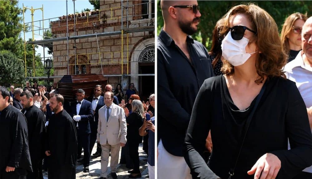 Κηδεία Μαίρης Λίντα: Λύγισε η κόρη της Ευαγγελία στο τελευταίο χειροκρότημα- «Αθάνατη…»