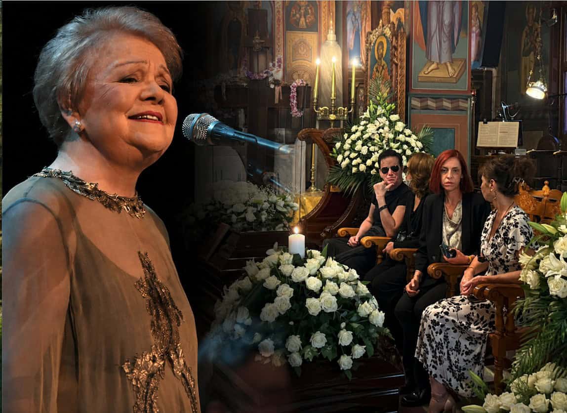 Συμβαίνει τώρα! Έφτασε η σορός της Μαίρης Λίντα στον ναό του Γηροκομείου- Οι πρώτες εικόνες
