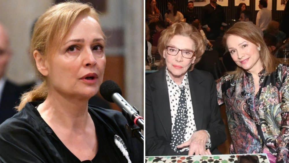“Κράτησες περήφανο το παιδί μέσα σου”: Τα λόγια της Παλληκαράκη πάνω από το φέρετρο της Μάρως Κοντού που ράγισαν καρδιές