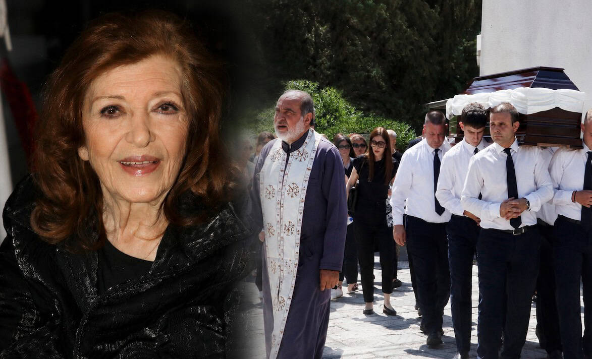 Ζαχαροπούλου: Βαρύ το κλίμα στο τελευταίο «αντίο» –Ράκος ψυχολογικά η κόρη της (Φωτογραφίες)