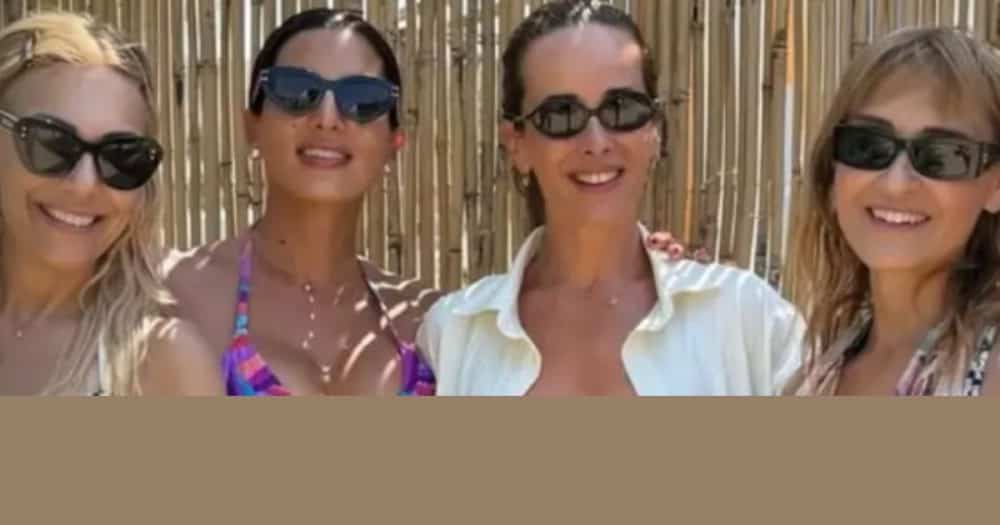 Μάρα Ζαχαρέα, Σταματίνα Τσιμτσιλή και Τίνα Μεσσαροπούλου ποζάρουν με μαγιό στην Πάρο (photos)