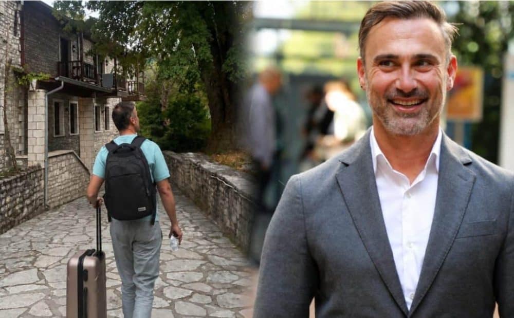 Καπουτζιδης: Με τον σύντροφο του στο Περτούλι (Φωτογραφίες)