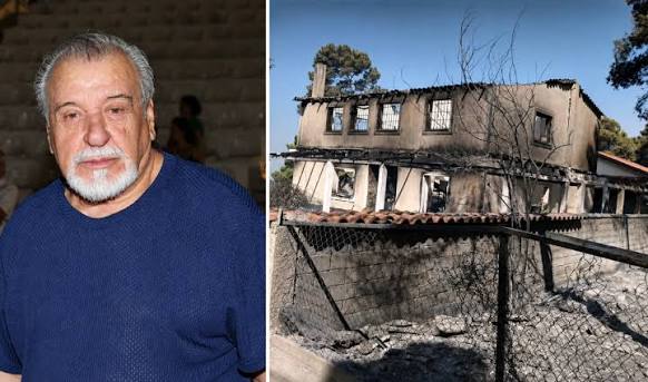 Τάσος Χαλκιάς: Το συγκινητικό ποίημα μετά την καταστροφή του σπιτιού του στο Πόρτο Γερμενό