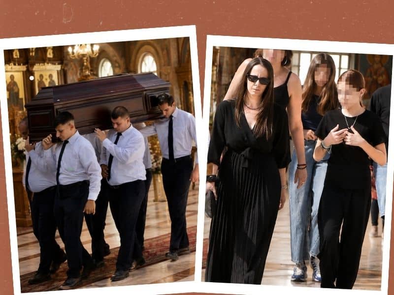 Κηδεία Κόκοτα: Απαρηγόρητη η κόρη του Ριάνα στο τελευταίο αντίο- Τι ψέλισε φτάνοντας στο ναό (Φωτογραφίες)