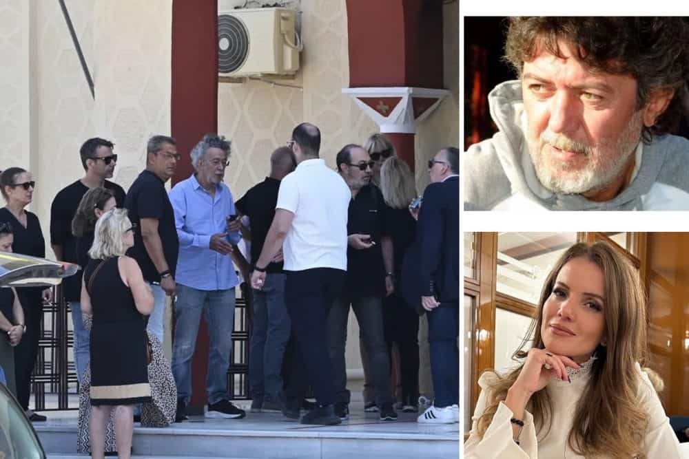 Κηδεία Σωτήρη Τριανταφυλλόπουλου: Συντετριμμένος ο αδελφός του Μάκης – Απούσα η Κιμ Κίλιαν