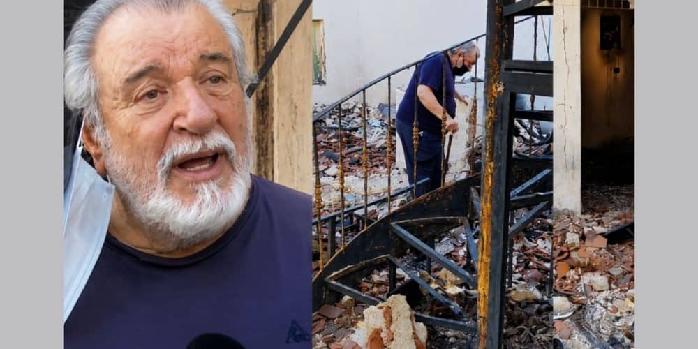 Πόνος στα αποκαΐδια: Το συγκλονιστικό ποίημα του Τάσου Χαλκιά που έχασε το σπίτι του από την πυρκαγιά