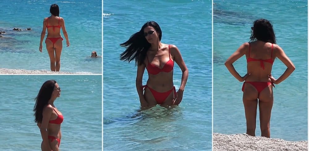 Εύη Βατίδου: Το κόκκινο μπικίνι που ανέδειξε την εντυπωσιακή σιλουέτα της στη Μύκονο (video)