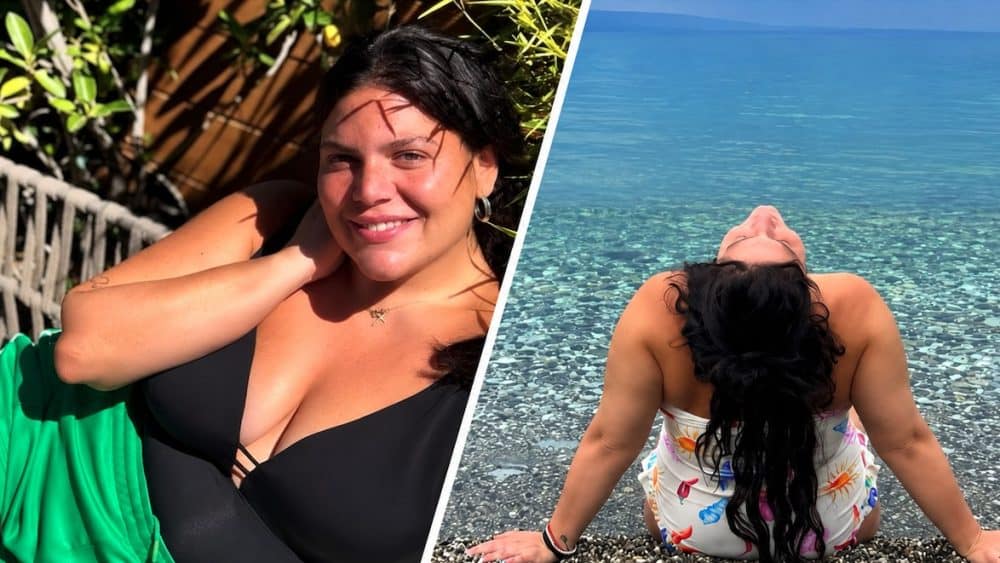 Δανάη Μπάρκα: Ποζάρει με μαγιό σε προχωρημένη εγκυμοσύνη στην παραλία-Συγκινεί το μήνυμα της (Φωτογραφίες)