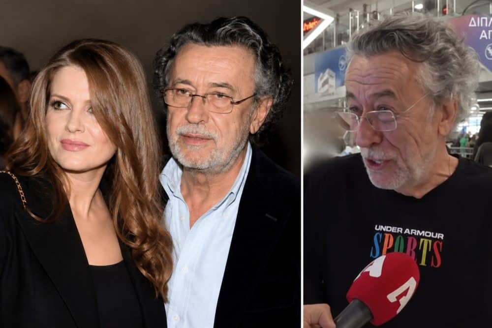 Μοντέλο η Σαντορίνη! Σπάνια εμφάνιση του Τριανταφυλλόπουλου και της Κίλιαν με τη 16χρονη κόρη τους