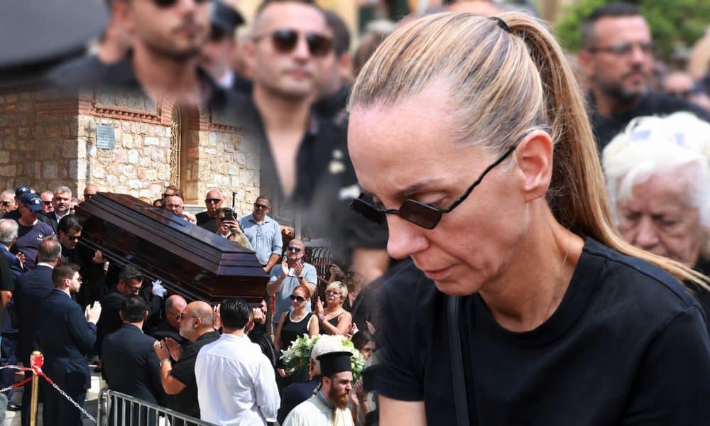 Μαζωνάκης: Αυτή ήταν η μοναδική στιγμή που λύγισε η αδερφή του Βάσω στην κηδεία-Όσα δεν έδειξαν οι κάμερες