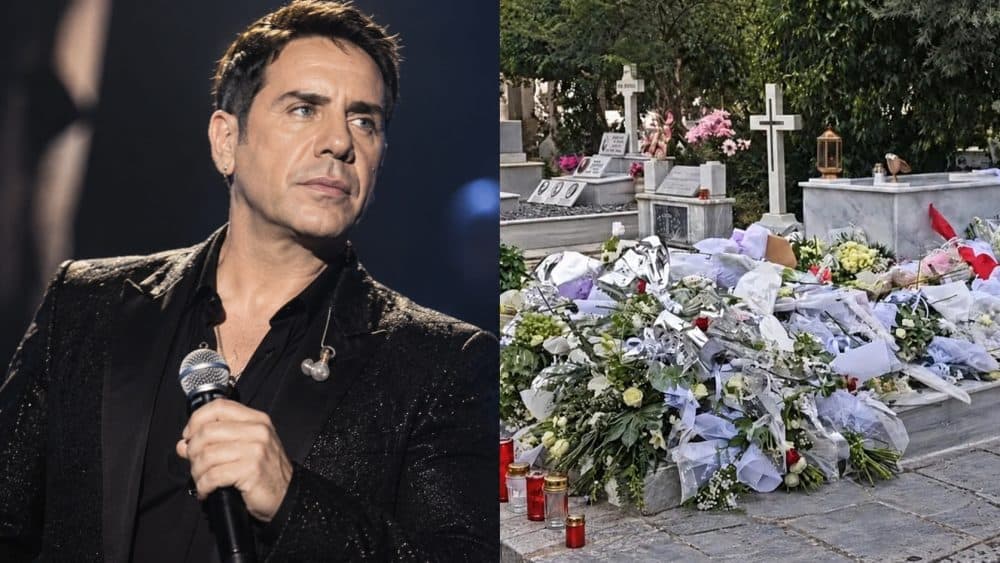 Γιώργος Μαζωνάκης: Ανατριχίλα στο Γ’ Κοιμητήριο – Το «βουβό» προσκύνημα των θαυμαστών στον τάφο του