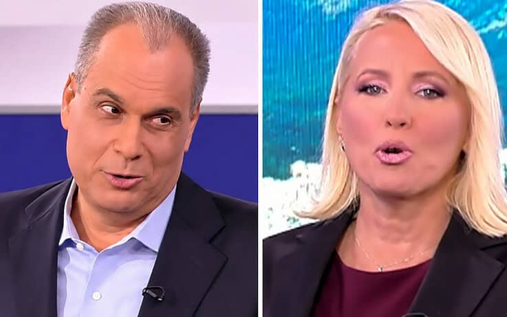 Αμηχανία στον αέρα του Open: Επέστρεψε με μπηχτή ο Στραβελάκης- Η αντίδραση της Παπακωστοπούλου (Video)