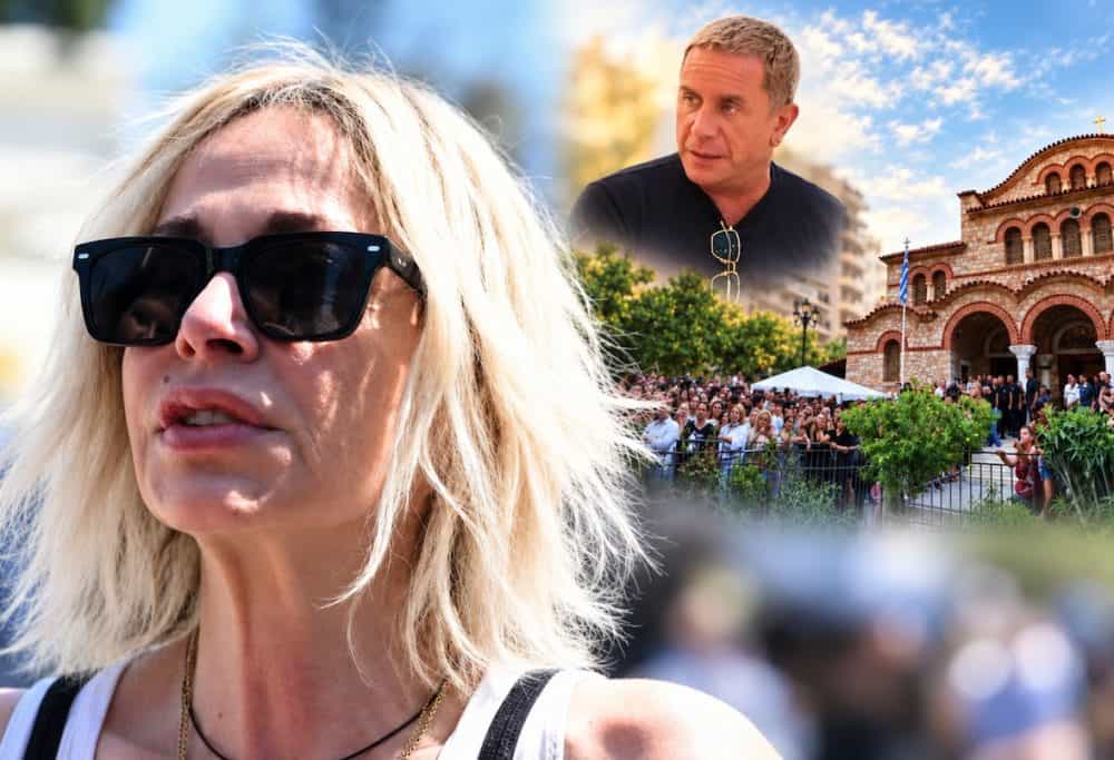 Βίσση: Κρυφά στην αγρυπνία του Μαζωνάκη-Ράγισαν καρδιές τα λόγια της πάνω από το φέρετρο