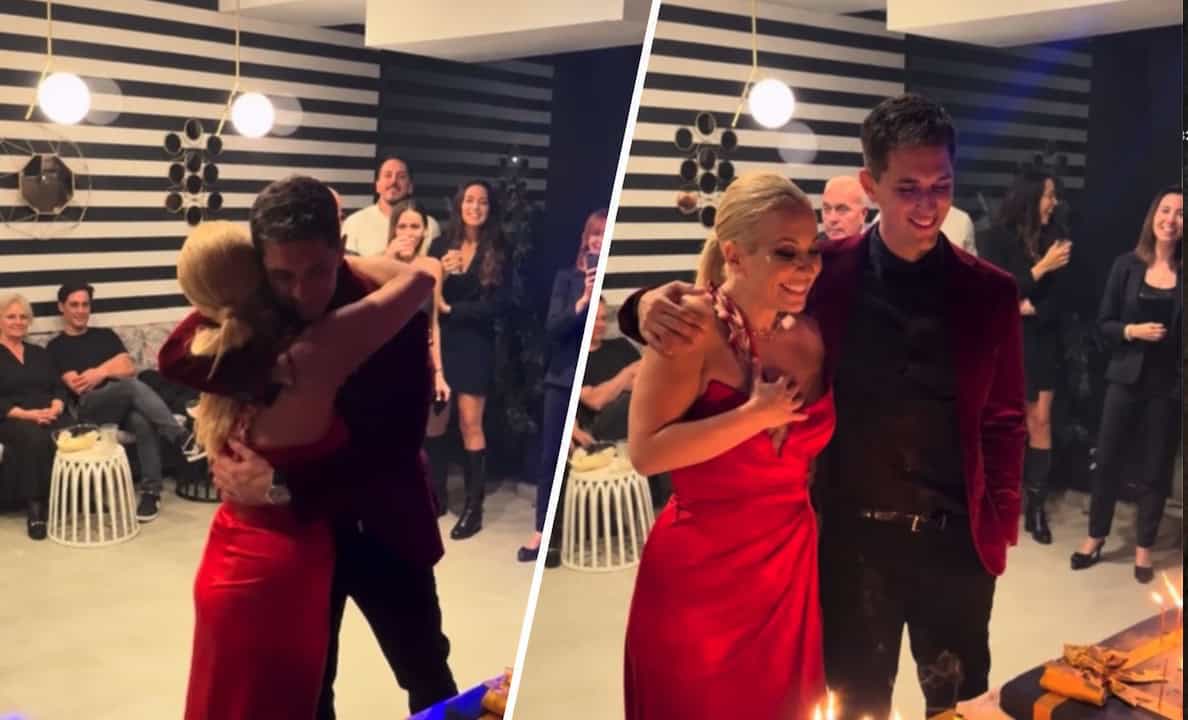 Αναστασοπούλου –Πανόπουλος: Οι τρυφερές αγκαλιές και τα φιλιά στο πάρτι γενεθλίων τους- Η καυτή εμφάνιση της Μαρίας (Video)