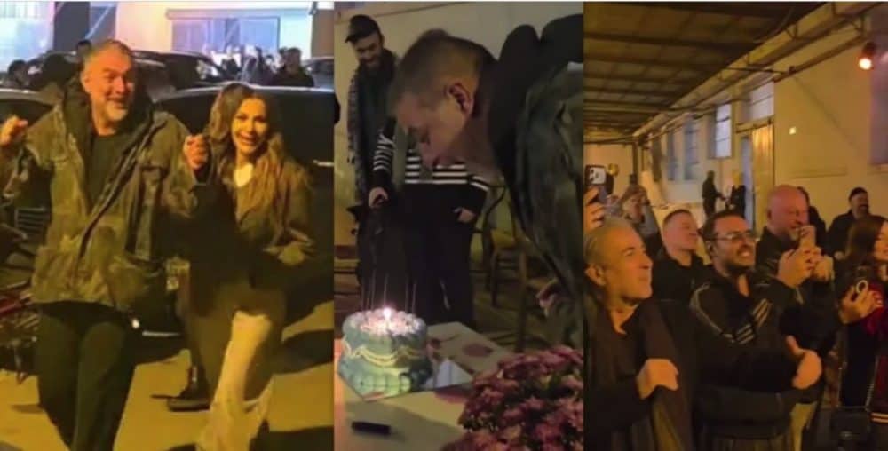 Γενέθλια για τον Μπισμπίκη: Το πάρτι έκπληξη από τους φίλους του και η ευχή όλο νόημα της Βανδή (Video)