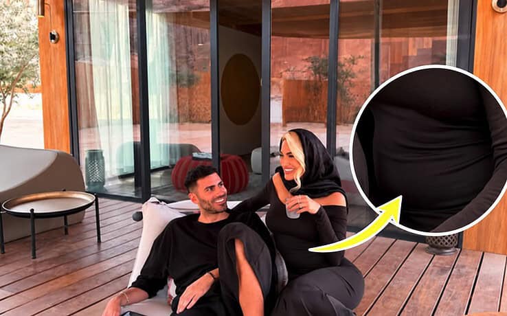Τούνη: Ποζάρει με φουσκωμένη κοιλίτσα και εύχεται στον σύντροφο της Δημήτρη – «Πολύ τυχερή που σε έχω…» (Φωτογραφία)