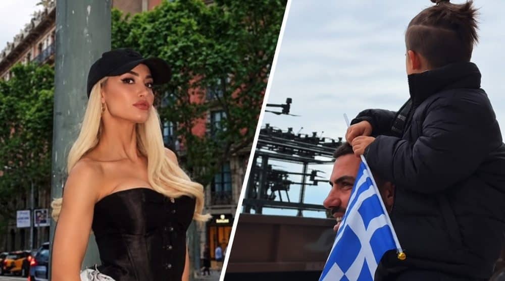 Τούνη: «Έλιωσε» το διαδίκτυο το βίντεο με τον σύντροφό της αγκαλιά με τον γιο της στην παρέλαση της 28ης Οκτωβρίου