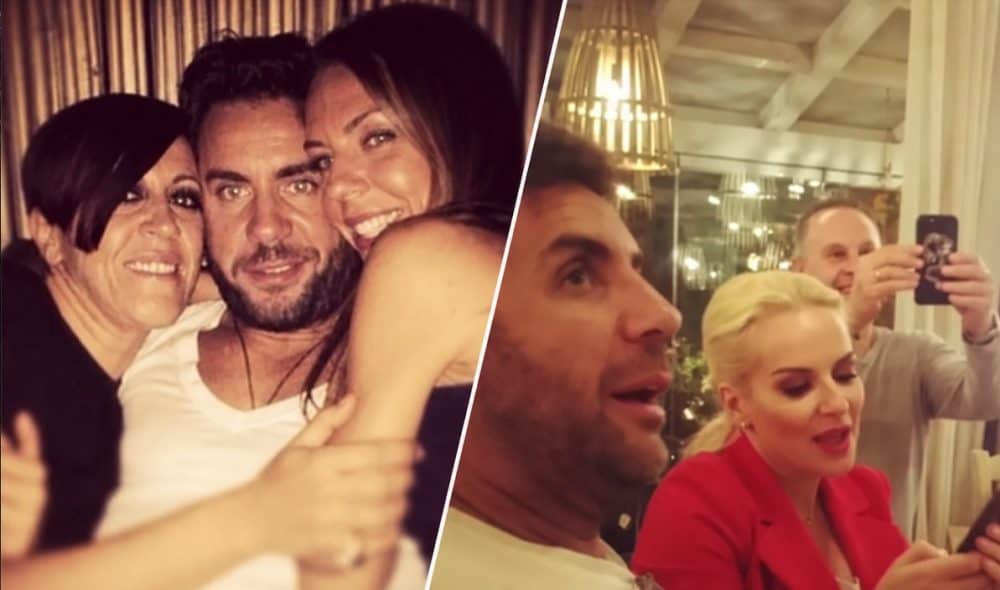 Ρίγη συγκίνησης! Μαζωνάκης: Σπάνιο βίντεο από βραδινή έξοδο με τις αδελφές του και τη Μπεκατώρου