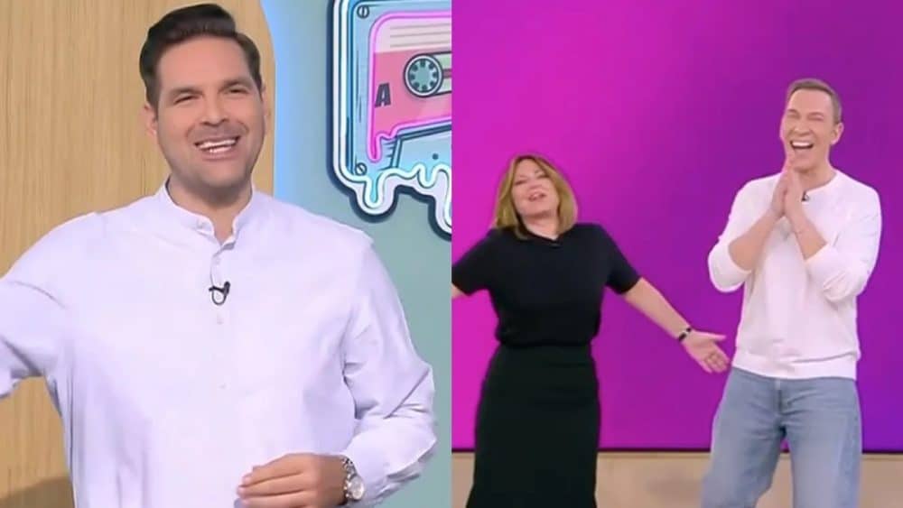 Επική γκάφα στο «Στούντιο στις 3»: Ο Μιχάλης Καλφαγιάννης είπε «Στούντιο 4» και η Νάνσυ Ζαμπέτογλου ξέσπασε σε γέλια