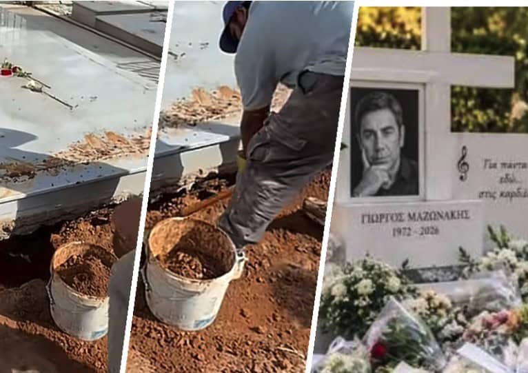 Ανατριχιαστικό βίντεο! Σκάβουν τον τάφο του Μαζωνάκη- Γίνεται πράξη η τελευταία του επιθυμία