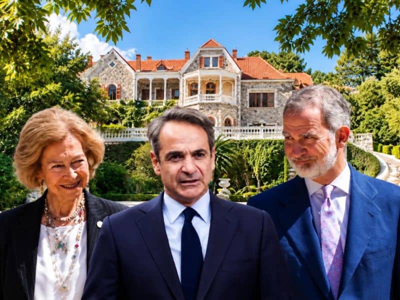 Ανακαινίστηκε το παλάτι στο Τατόι. Ο Μητσοτάκης κάλεσε τη βασίλισσα Σοφία και τον βασιλιά Φελίπε στα εγκαίνια (video)