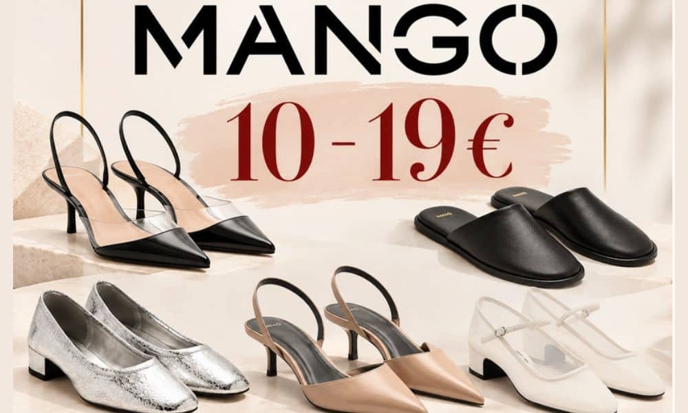 5 ζευγάρια παπούτσια από τη Mango από 10 έως 19 ευρώ!