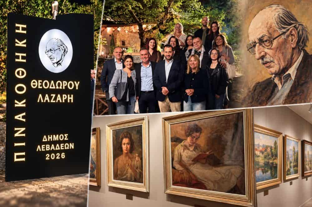 Στην Πινακοθήκη της Λιβαδειάς:Ένα ταξίδι στην τέχνη και την πολιτιστική κληρονομιά του Θεόδωρου Λαζαρή